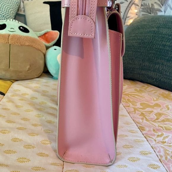 McKlein USA Winnetka 15.6” Ladies Pink Briefcase - Picture 2 of 5